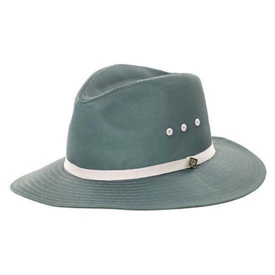 GOORIN BROTHERS Breakwater Beach Summer Cotton Fedora Hat Cap Bros 600-9503 - Slate - M