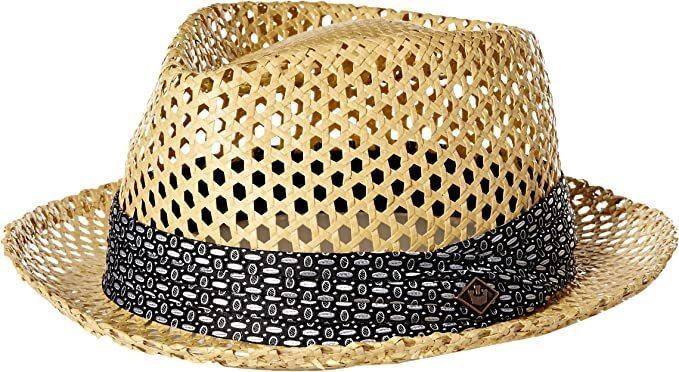 Goorin Brothers Straw Hat Light Sturdy Vented Trilby Sun Summer Fedora - Natural - M