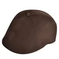 KANGOL Wool Flexfit 504 Ivy Cap Newsboy Driving Hat Flat - Brown - L/XL