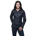 KUHL Womens Firefly Hoody Jacket Puffer Padded Puffy Warm Winter Quilted - Raven - X-Small