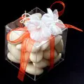 50 Piece Pack -PVC 7cm Square Gift Box - Wedding Bomboniere Cup Cake - Corporate Give Away