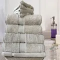 650GSM Real 100% Egyptian Cotton 7 Pieces Bath Sheet Set Latte
