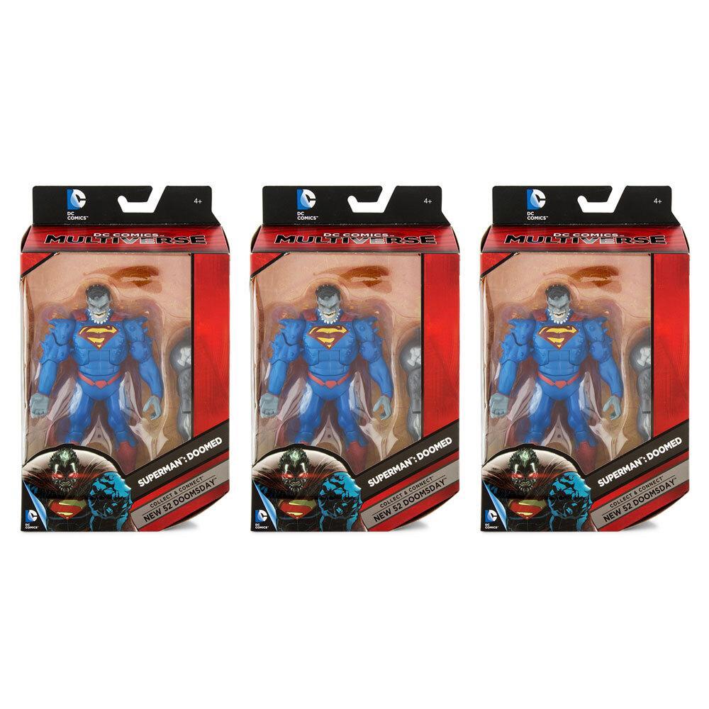 3PK DC Comics Multiverse Superman Doomed Figurine Kids Toy Action w/ Figure Part
