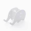 2PCS DIY Portable Removable Cartoon Phone Holder Elephant Desktop Flat Stand Stationery Storage Boxes