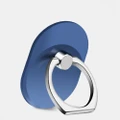 Mobile Phone Bracket Ring Buckle Magnetic Car Phone Holder Bracket Creative Ring Style BLUE COLOUR