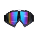 Skiing Goggles Snowboard Ski Eyewear Anti-UV Glasses For Motorcycle Motocross Colorful Lens BLACK COLOR