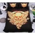 3D Flying Wing Skull 1131 Quilt Cover Set Bedding Set Pillowcases 3D Duvet cover
