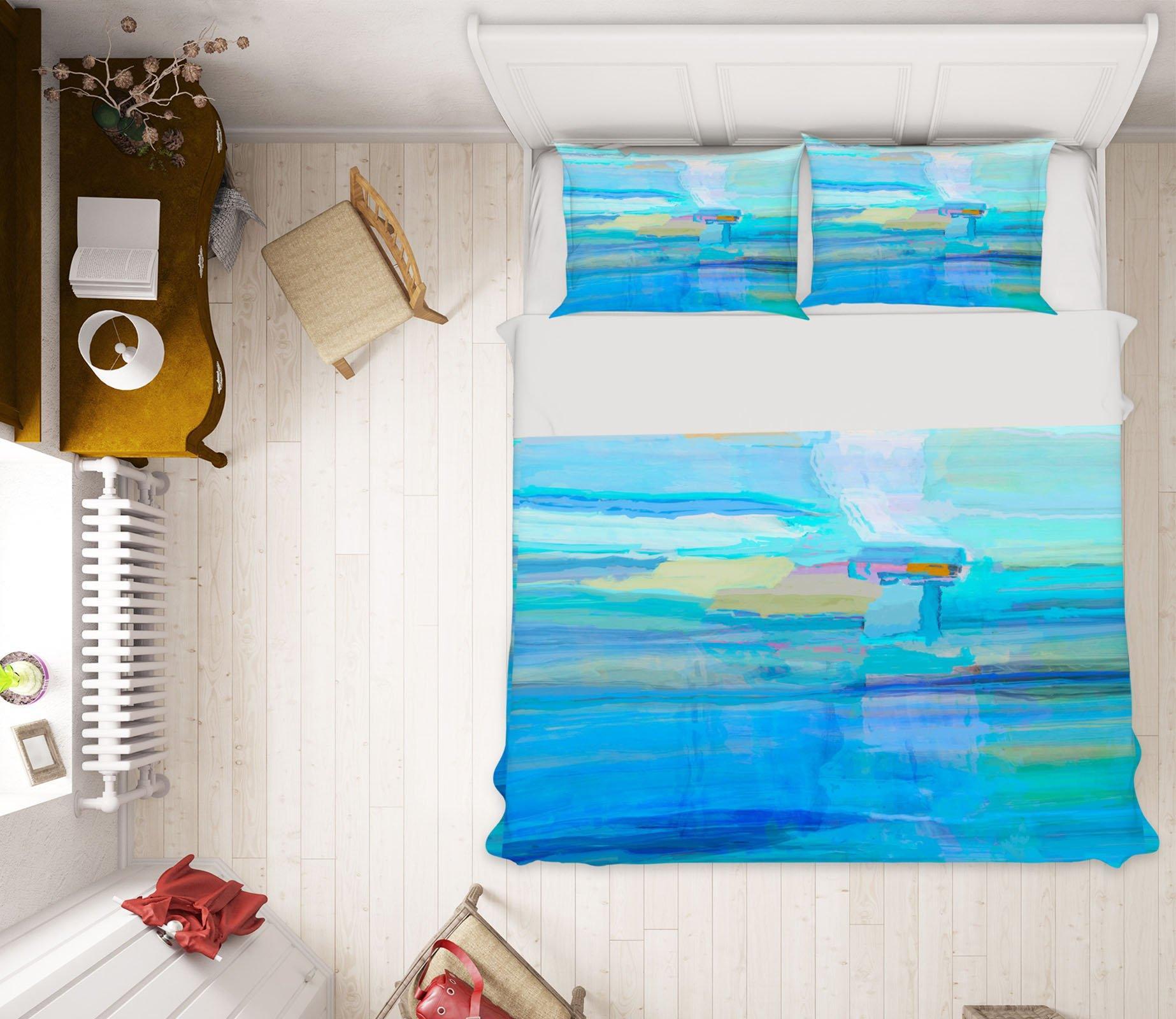 3D Blue Sea 2107 Michael Tienhaara Bedding Quilt Cover Set Bedding Set Pillowcases 3D Duvet cover