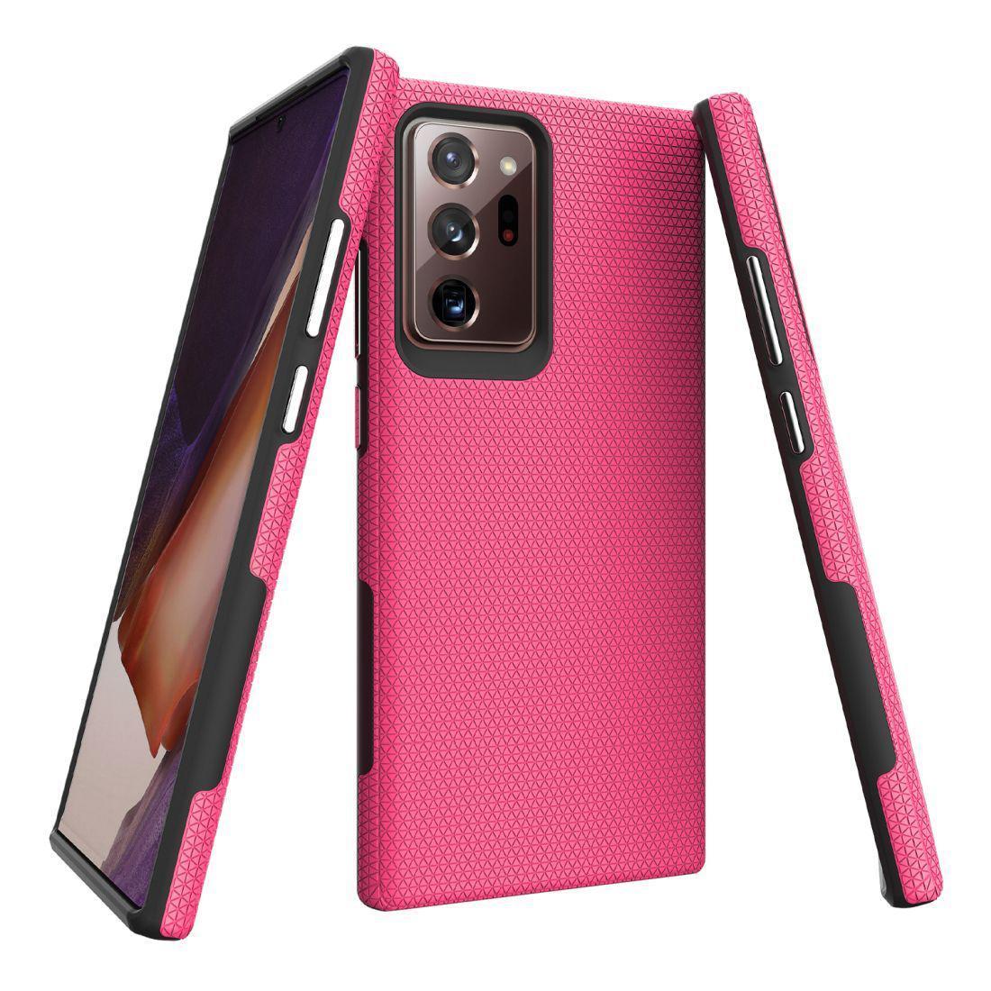 For Samsung Galaxy Note 20 Ultra Armour Case Tough Protective Cover Pink