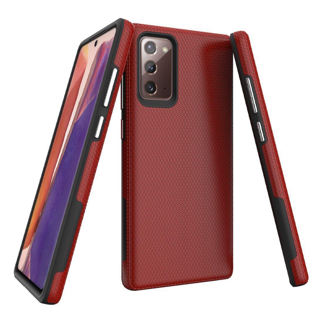 For Samsung Galaxy Note 20 Armour Case Tough Protective Cover Red