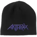 Anthrax Beanie Hat Band Logo Amongst the Living new Official Black One Size