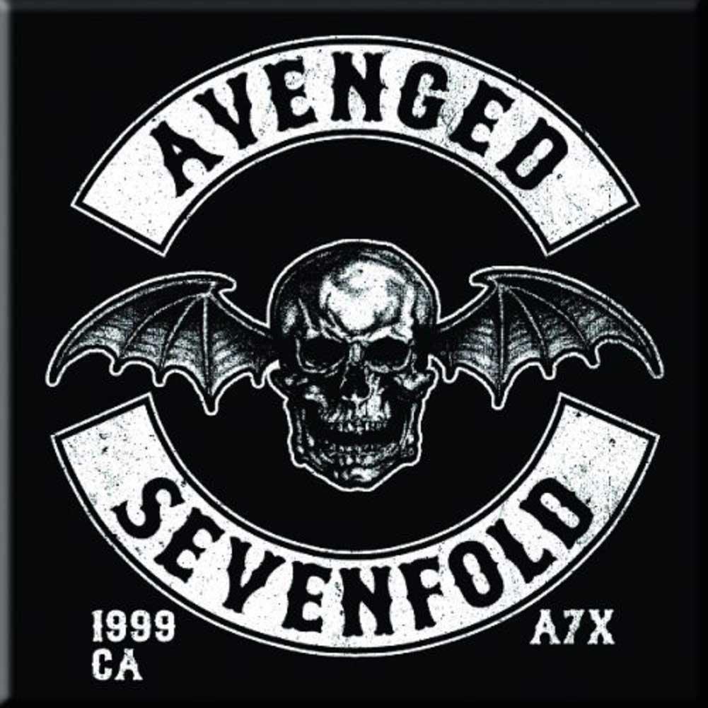 Avenged Sevenfold Fridge Magnet Deathbat Crest new Official 76mm x 76mm One Size
