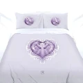 Anne Stokes White Unicorn Quilt Cover Set Queen