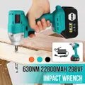 22800mah 298VF LED Lighting Rechargeable Brushless Cordless Electric Impact Wrench-European Version
