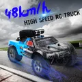 【Free Shipping + Flash Deal】48km/h 2.4G Remote Control RC Electric Truck High Speed Car Off-Road Vehicle(blue,Type B 55KM/H)