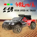 【Free Shipping + Flash Deal】48km/h 2.4G Remote Control RC Electric Truck High Speed Car Off-Road Vehicle(green,Type B 55KM/H)