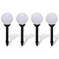 Outdoor Pathway Lamps 4 pcs LED 15 cm with Ground Spike vidaXL