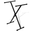 Adjustable Single Braced Keyboard Stand X-Frame vidaXL