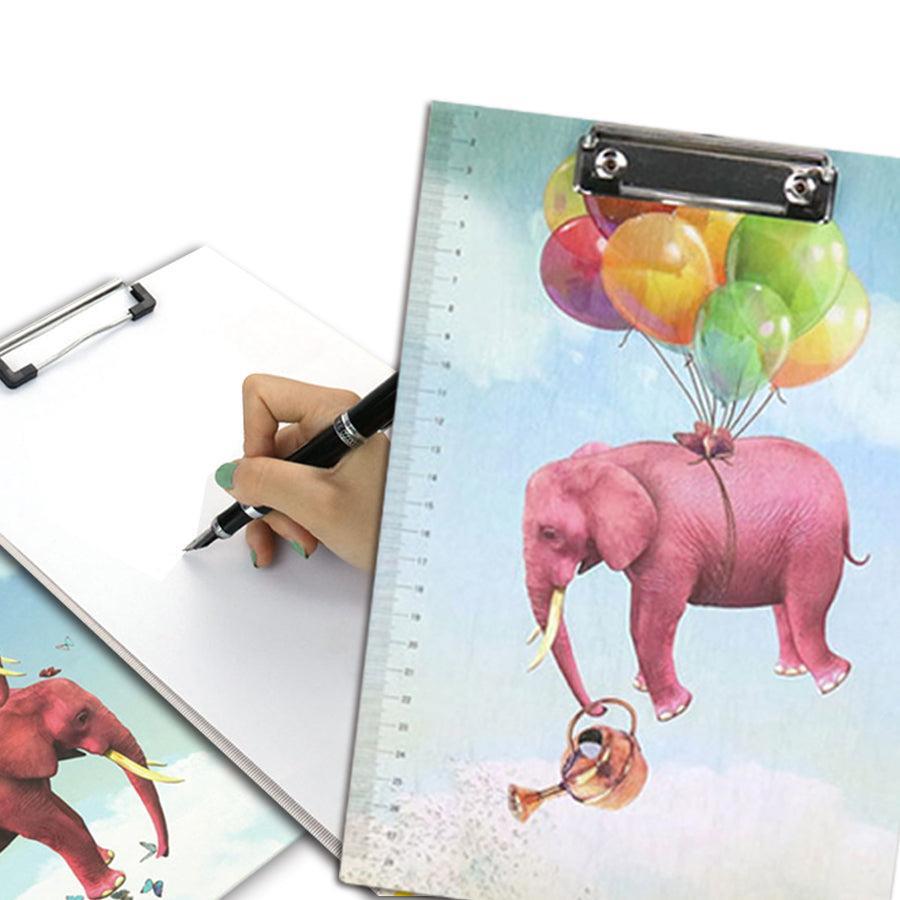 A4 Cartoon Clipboard Stationery Clip Paper Folder Board Drawing Writing Pad (Style 2)