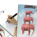 A4 Cartoon Clipboard Stationery Clip Paper Folder Board Drawing Writing Pad (Style 3)