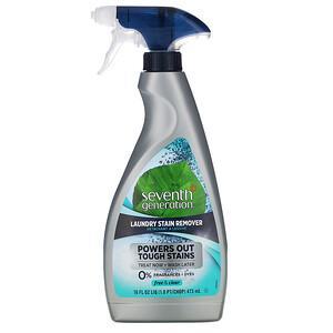 Seventh Generation, Laundry Stain Remover Spray, Free & Clear, 473 ml