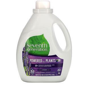 Seventh Generation, Laundry Detergent, Fresh Lavender, 2.95 L