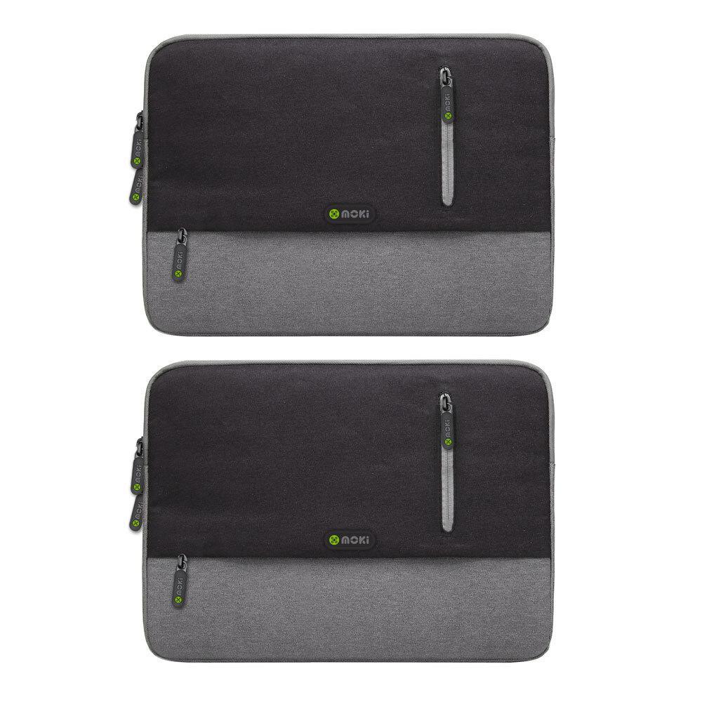 2PK Moki Odyssey Sleeve Carry Case Cover Bag for 13.3in Laptop/MacBook/Notebook