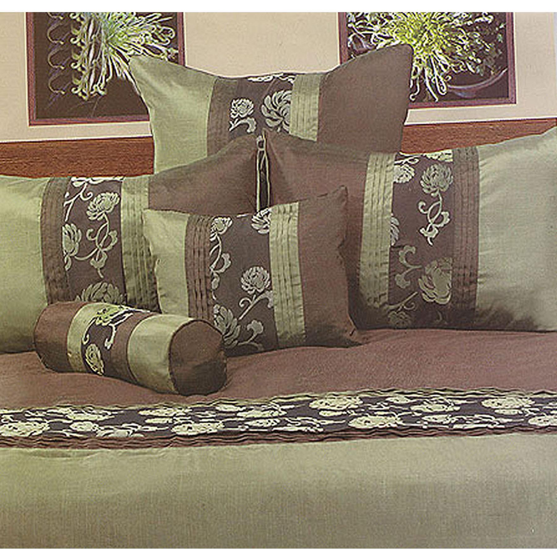 Phase 2 Jemma Olive Quilt Cover Set QUEEN