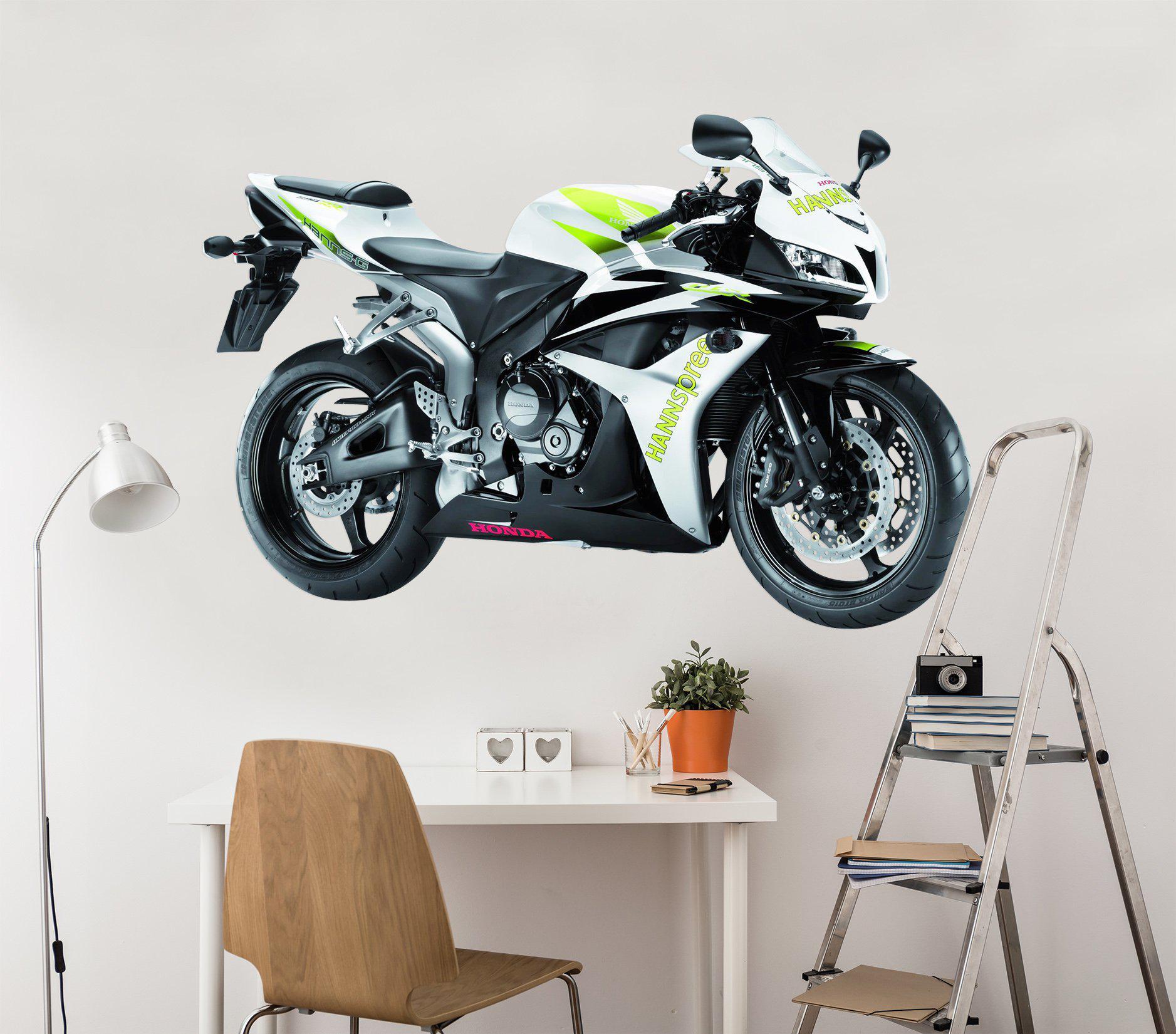 3D Print Decals Yamaha R6 108 Transport Wall Stickers Heavy Duty Vinyl(Durable+self adhesive), S: 60cmW(23'')