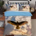 3D Bedding Sheet Eagle Flying 1924 Quilt Cover Set Bedding Set Pillowcases 3D Duvet cover