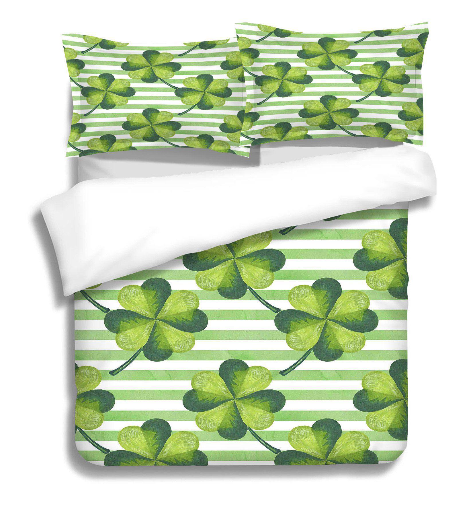 3D Bedding Sheet Four-Leaf Clover 246 Quilt Cover Set Bedding Set Pillowcases 3D Duvet cover