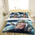 3D Bedding Sheet Strong Man 410 CG Anime Bed Pillowcases Quilt Cover Set Bedding Set Pillowcases 3D Duvet cover,King