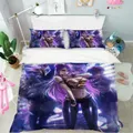 3D Bedding Sheet Girl Sapphire 069 CG Anime Bed Pillowcases Quilt Cover Set Bedding Set Pillowcases 3D Duvet cover,King