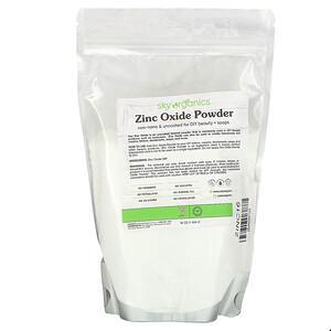 Sky Organics, Zinc Oxide Powder, 454 g
