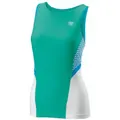 WILSON Womens Guts N Glamour Tennis Tank Top T Shirt Tee WR3006600 WR3006500 - Modern Jade/White - S