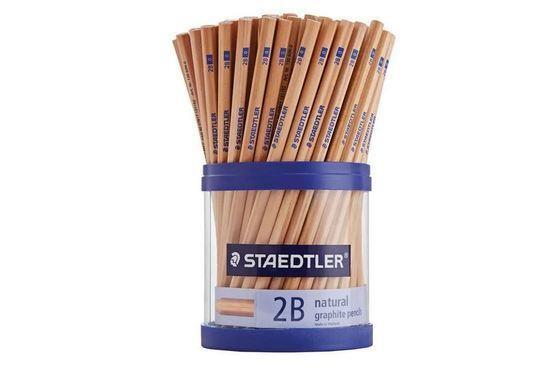 STAEDTLER 130 NATURAL Pencil 2B Cup of 100