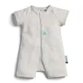 ErgoPouch Layers Short Sleeve Baby Organic Cotton TOG 0.2 Size 0-3m Grey Marle