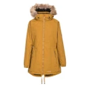 Trespass Womens/Ladies Celebrity Insulated Longer Length Parka Jacket (Golden Brown) (XS)