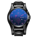 8225 Fashion Men Quartz Wristwatch Creative Leather Strap Sports Watch