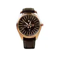 Sun and Moon 24 Hours Pointer Creative Watch PU Leather Men Watch