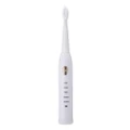 Sonic Electric Toothbrush USB Induction Charging Full Body Washable with 4 Replacement Brush Heads