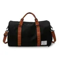 Men Women High-Capacity Leisure Travelling Bag Handbag Black