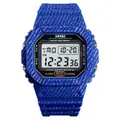 1471 Military Stopwatch Alarm Waterproof Sports Shockproof Digital Watch Men Watch BLUE COLOR