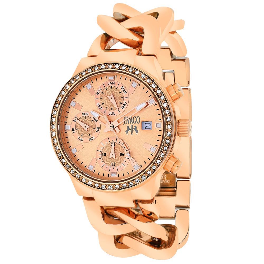 Jivago Women's Levley Rose gold Dial Watch - JV1247