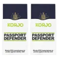 2x 2pc Korjo Sleeves Passport Defender RFID Shield ID Theft Protection/Security