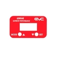 EVC iDrive Wind Booster Throttle Controller coloured replacement face plate red