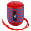 Tg129 Wireless Music Speaker Hands-Free With Mic Support Tf Card Fm(Red)
