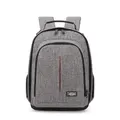 Water-resistant Shockproof Camera Bag Shoulder Carry Travel Backpack for Canon for Nikon DSLR Camera Tripod Lens Flash GRAY