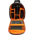 Water-resistant Shockproof Travel Carry Camera Bag Backpack for Canon for Nikon DSLR Camera Tripod Lens Flash ORANGE