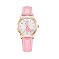Creative Cute Ice Romance Aisha Princess Calendar Fashion Trend Quartz Waterproof Watch Student Watch-Pink